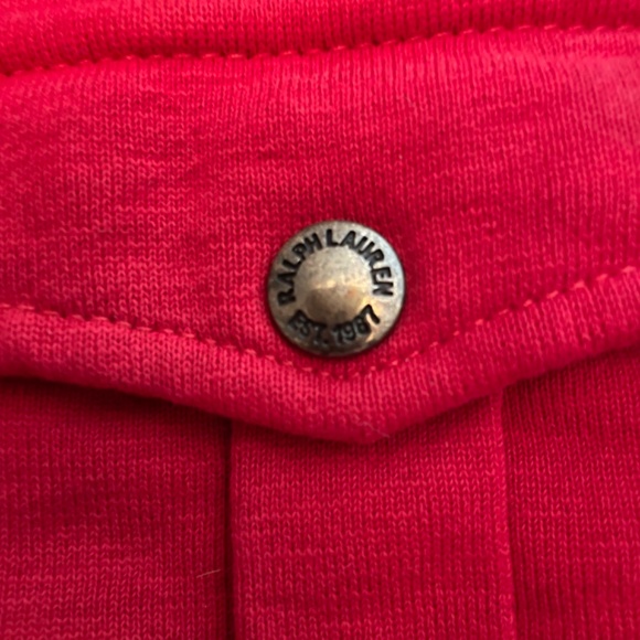 Men's Red Pullover Sweater - Picture 4 of 7